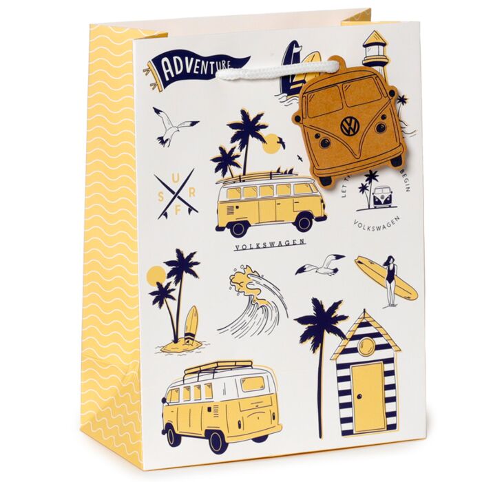 Sac Cadeau Volkswagen - Van Bus Combi VW T1 Explore More (Moyen)