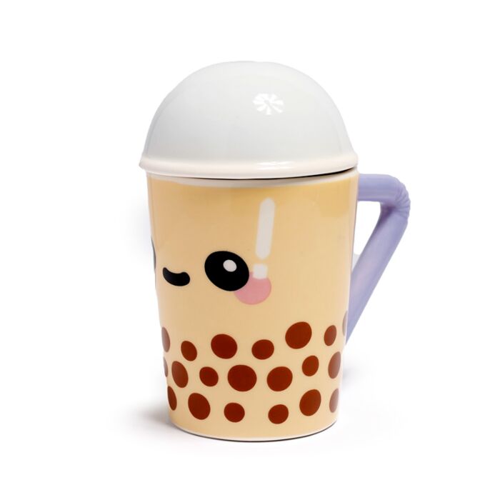 Mug avec Couvercle - Boba le Bubble Tea Foodiemals 