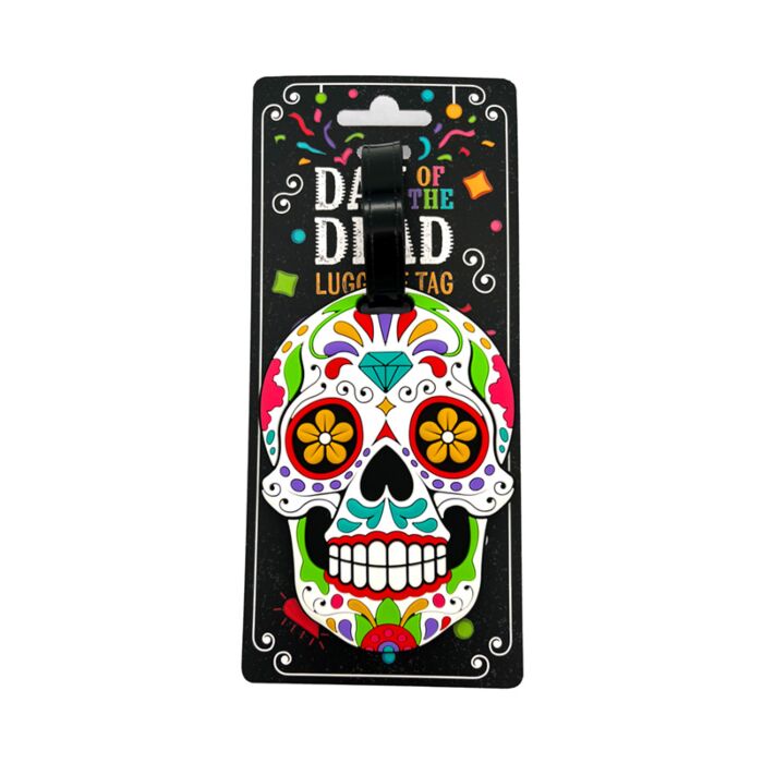 Etiquette de Bagage en PVC - Day of the Dead Jour des Morts