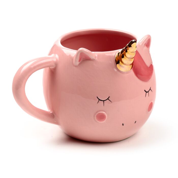 Mug en Céramique Rose - Licorne Enchanted Rainbows 