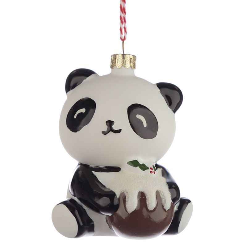 Boule De Noël En Verre Pandarama Dessert Du Panda