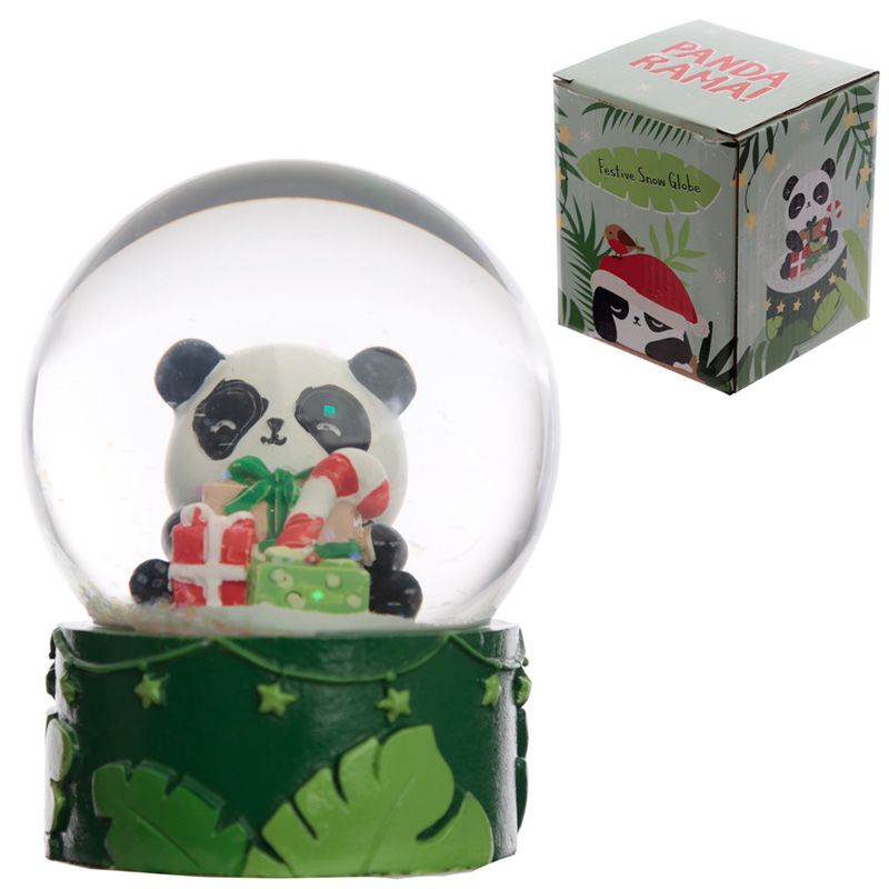 Boule à Neige Ou à Eau à Collectionner Panda De Noël Pandarama