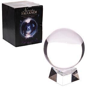 Boule De Cristal Avec Présentoir & Boîte Cadeau 14cm