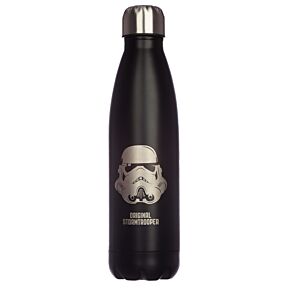 Gourde Isolée 500ml en Acier Inoxydable pour Boissons Chaudes ou Froides - Stormtrooper Noir