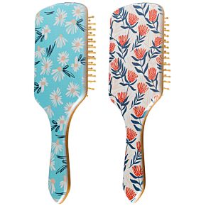 Brosse à Cheveux en Bambou Pick of The Bunch 2021 - Fleurs