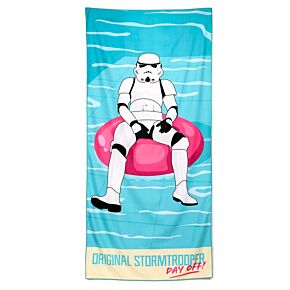 Serviette de Plage en Microfibre - The Original Stormtrooper Pool Day Off