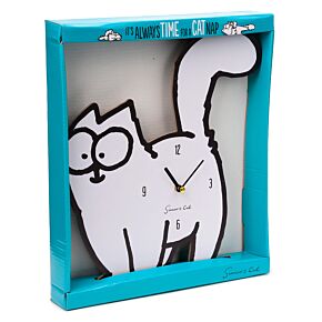 Horloge Simon's Cat - Forme de Chat