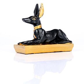 Anubis Noir et Or Allongé