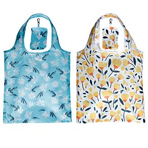 Sac Shopping Pliable Réutilisable Pick of the Bunch - Fleurs Boutons d'Or & Marguerites