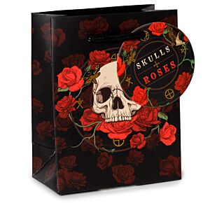 Sac Cadeau Skulls and Roses - Crânes & Roses Rouges (Petit)