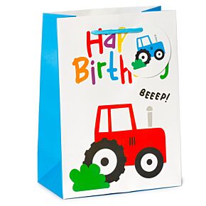 Sac Cadeau Little Tractors - Tracteur de Ferme (Moyen)