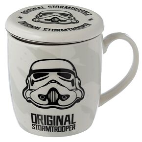 Mug Porcelaine avec Infuseur et Couvercle The Original Stormtrooper - Strormtrooper Blanc