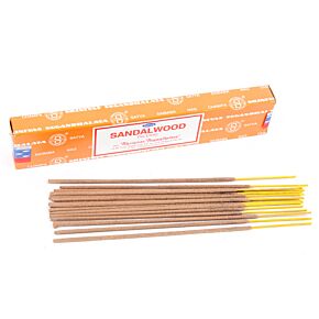 12 Bâtons encens Satya Nag Champa Sandalwood Orange