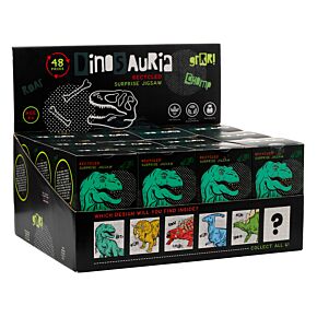 Jouet Puzzle Surprise Recyclé 48 Pièces Dinosauria Jr - Dinosaure