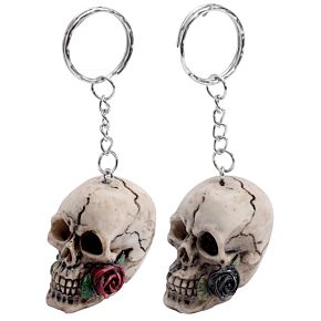 Porte-clé Skulls & Roses - Crâne