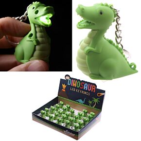 Porte-clés Dinosaure LED