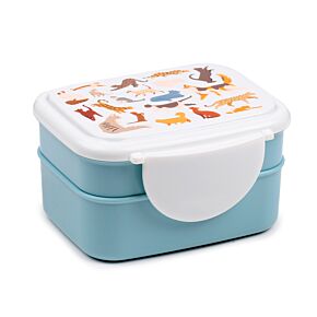 Boite Repas Bento Compartimentée avec couverts - Feline Fine Cats 