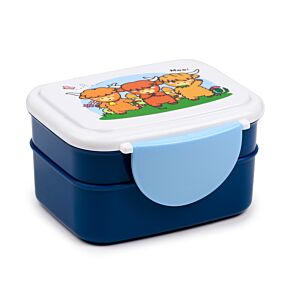 Boite Repas Bento Compartimentée avec couverts - Adoramals Highland Coo 