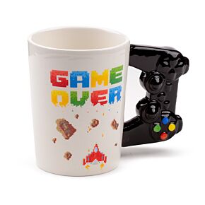 Mug à Anse Décorée Game Over - Imprimé Jeu Vidéo Pixellisé