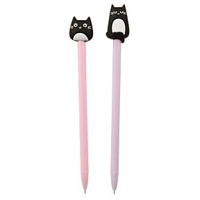 Stylo Embout PVC Feline Fine - Chat