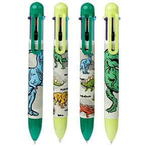 Stylo Multi-couleur Dinosauria - Dinosaure (6 Colours)