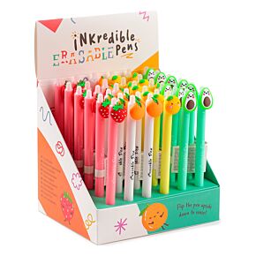 Stylo à Encre Effaçable Embout PVC - Fruits