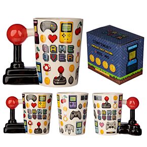 Mug à Anse Décorée Game Over - Jeu Vidéo Joystick & Pixels