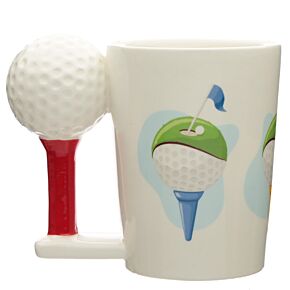 Mug à Anse Décorée - Tee & Balle de Golf