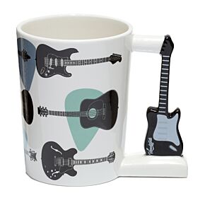 Mug à Anse Décorée Headstock - Guitare