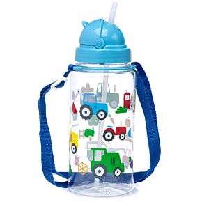 Gourde Enfant 450ml en Plastique Renforcée - Petits Tracteurs