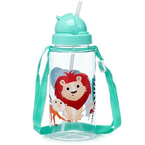 Gourde Enfant 450ml en Plastique Renforcée Zooniverse - Animaux