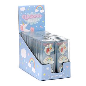 Lot de 3 Gommes Unicorn Magic - Licorne