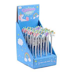 Crayon avec Embout Décoratif PVC Licorne Unicorn Magic