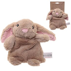 Bouillotte Micro-ondable Peluchée Snuggables - Lapin