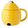 Mug Beehive en Forme de Nid d'Abeille avec Couvercle