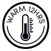 Warm 12 Hrs Packaging Symbol|Puckator